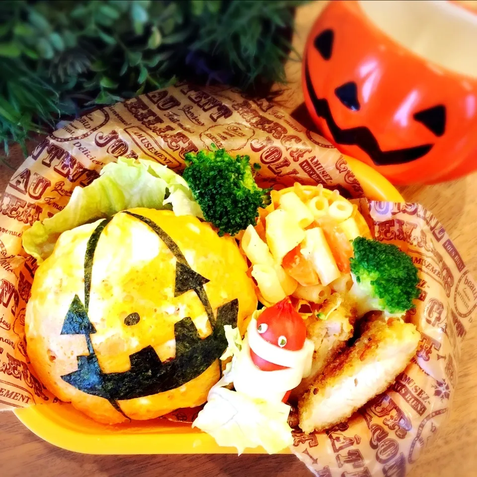 Jack-o'-Lanternのオムライス弁当|Satoさん