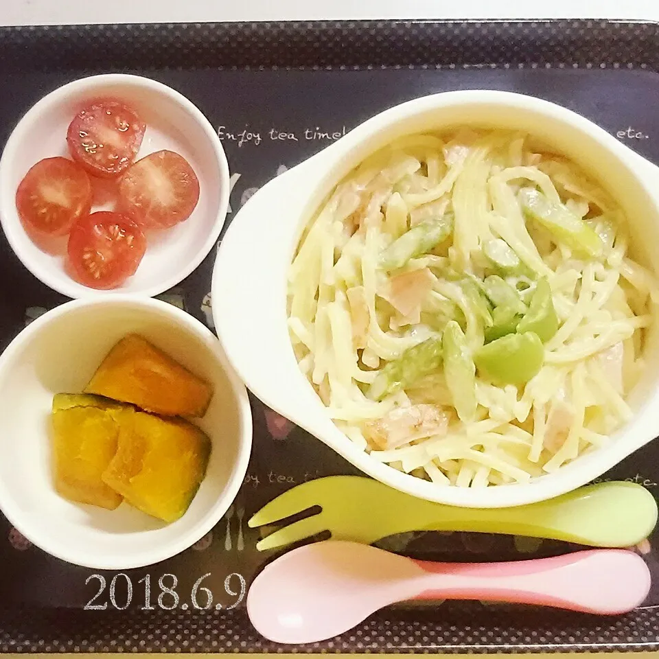 Snapdishの料理写真:2歳 昼ごはん|✳ku✳さん