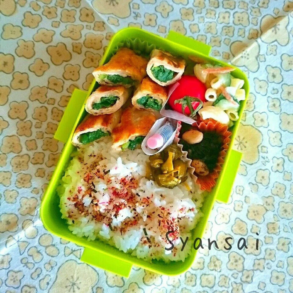 Snapdishの料理写真:息子くん予備校弁当〈480〉|香菜さん