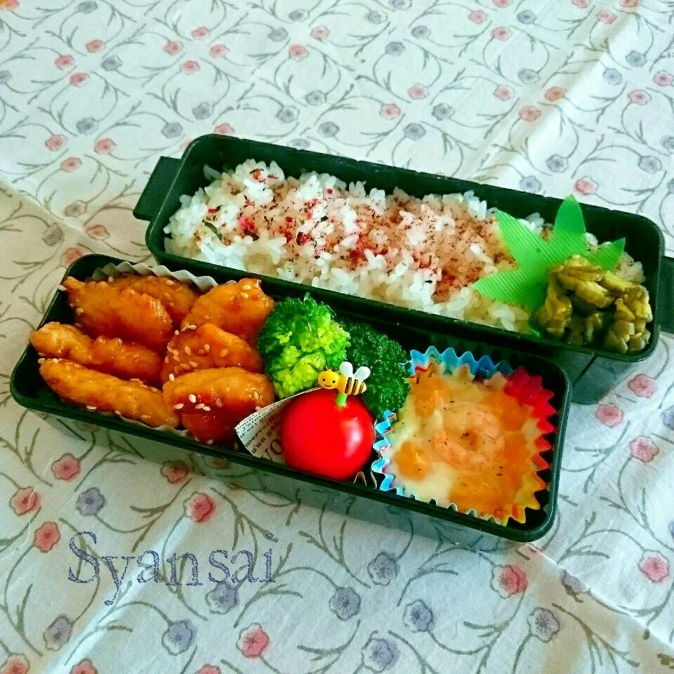 Snapdishの料理写真:高3息子くん弁当 入試Ver.〈475〉|香菜さん