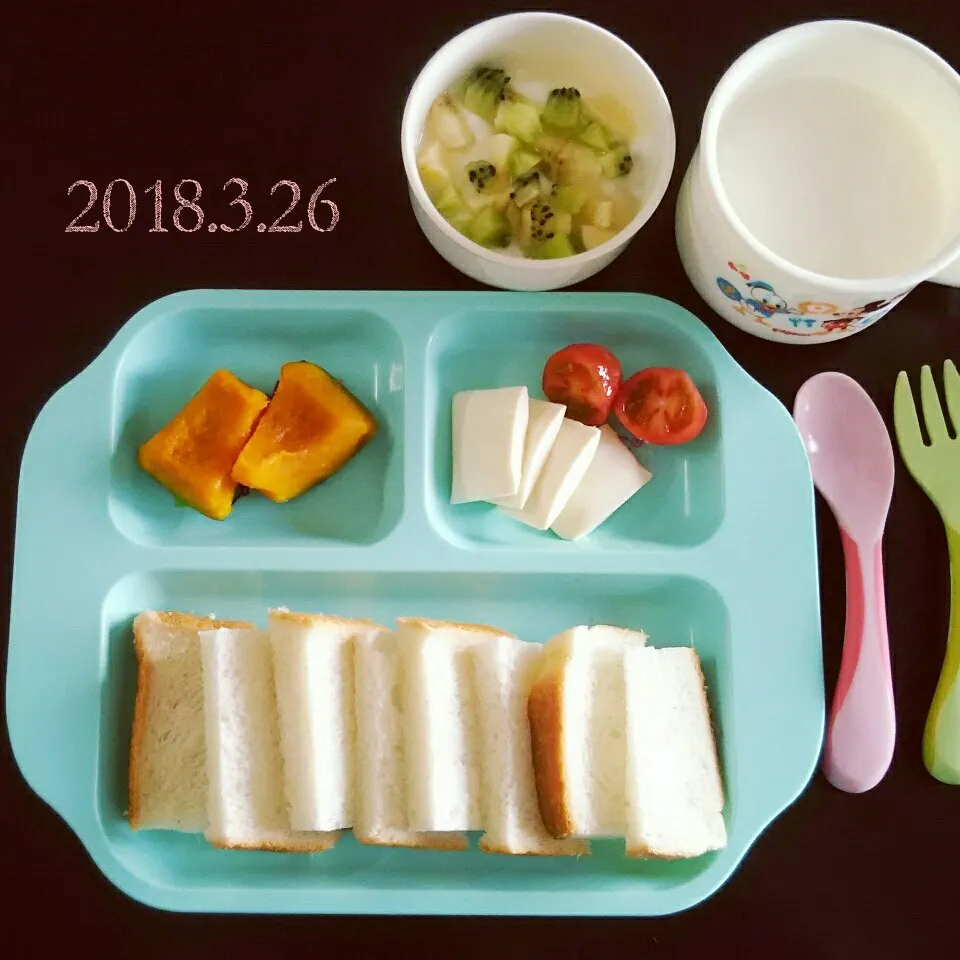 2歳 朝ごはん|✳ku✳さん