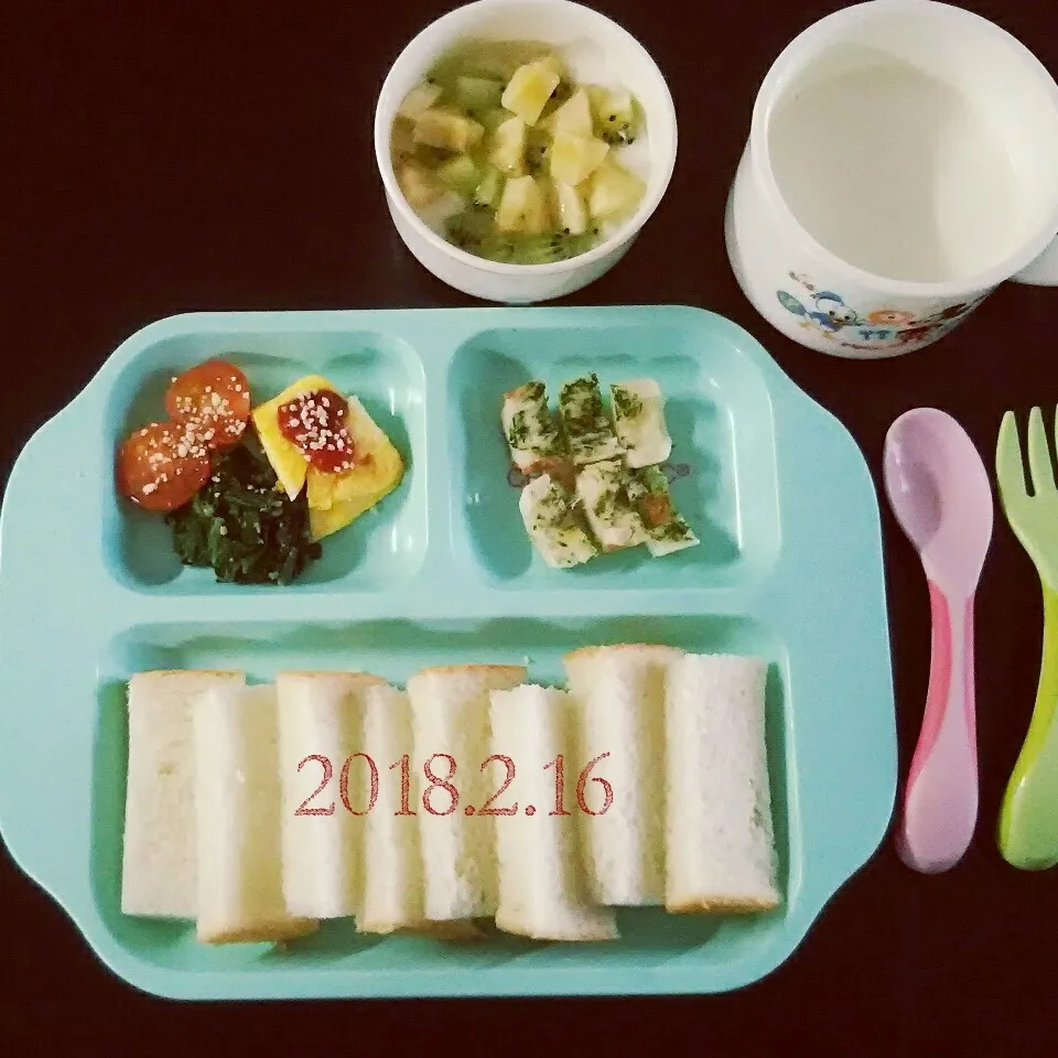 Snapdishの料理写真:2歳 朝ごはん|✳ku✳さん