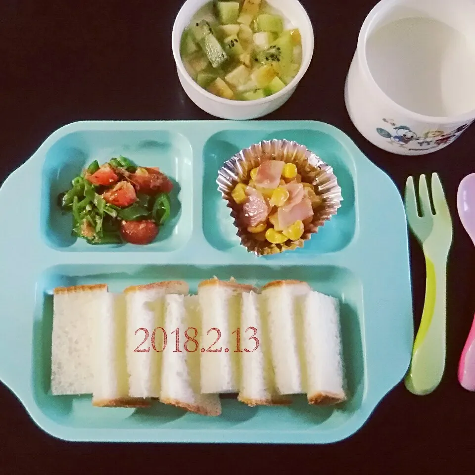 2歳 朝ごはん|✳ku✳さん