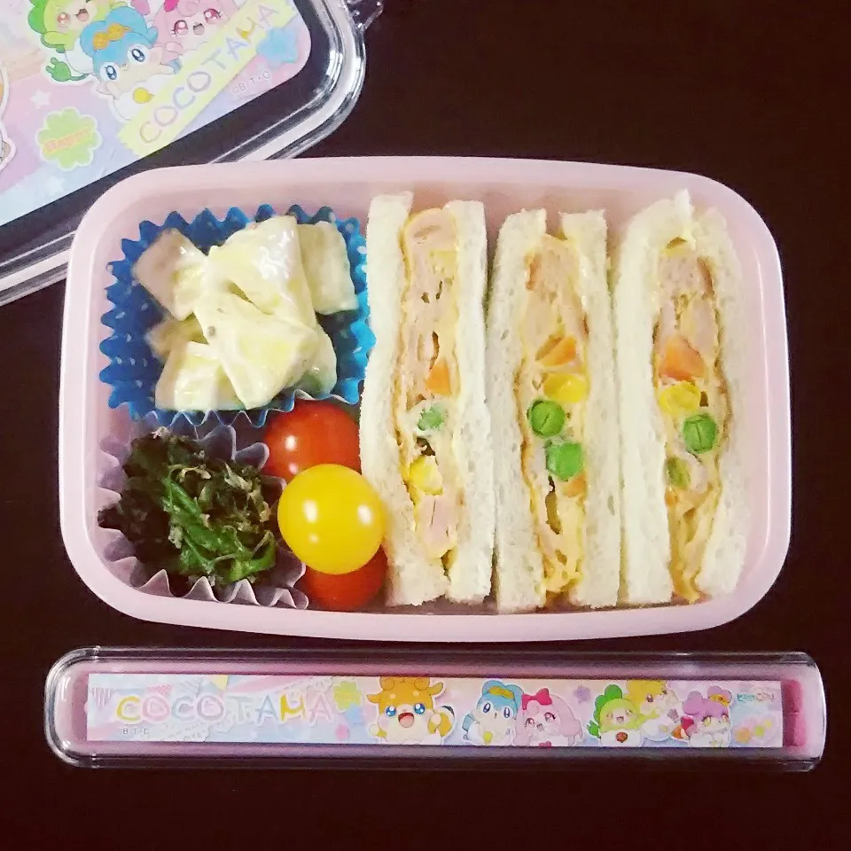 Snapdishの料理写真:5歳 お弁当|✳ku✳さん