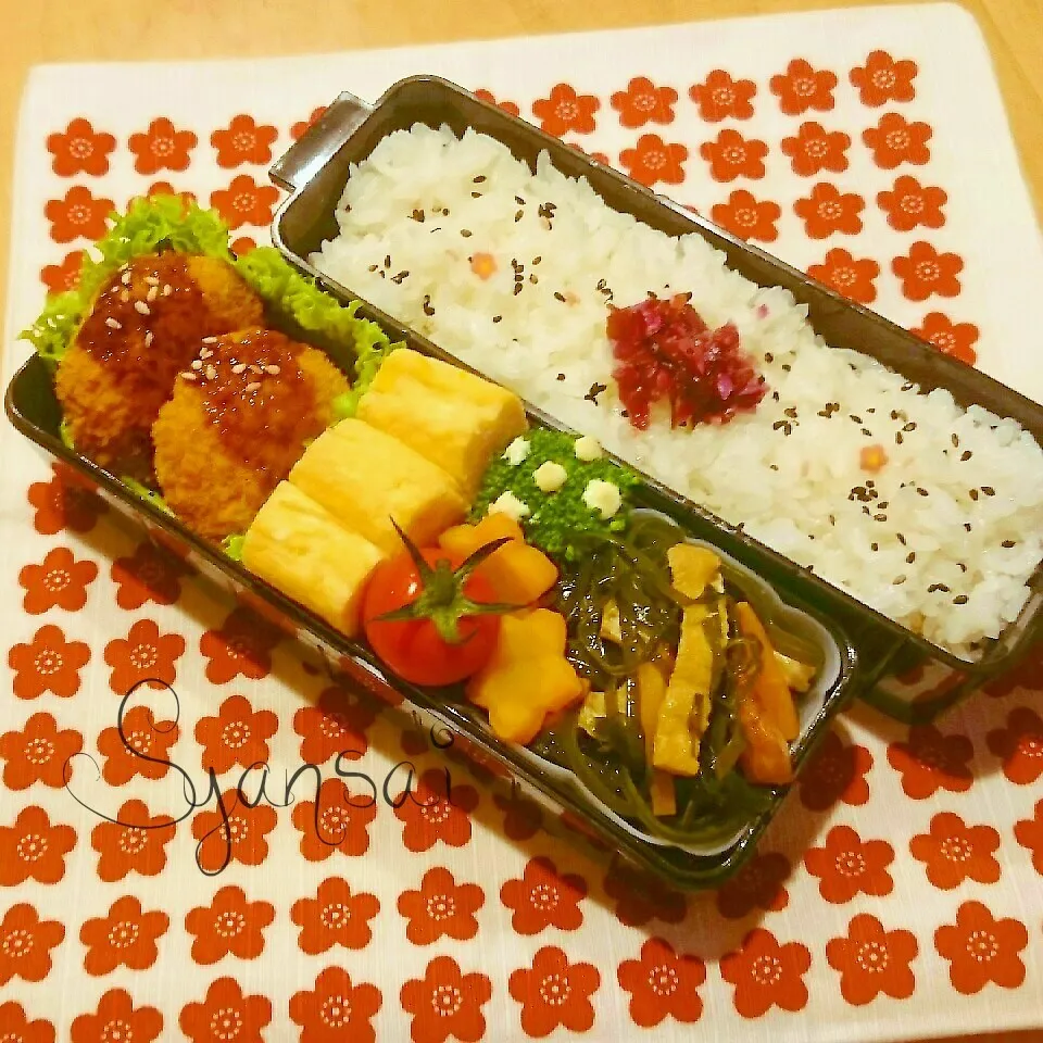 Snapdishの料理写真:高２息子くん弁当 〈287〉|香菜さん