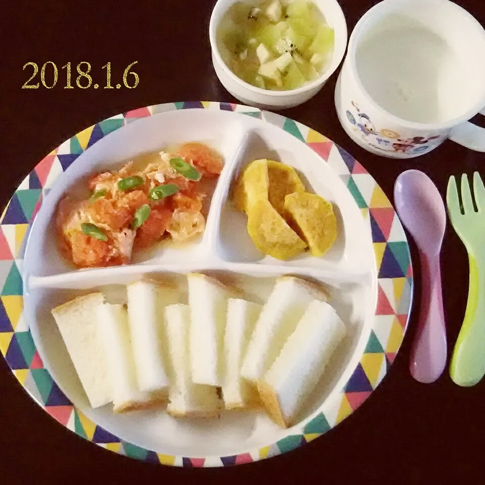 1歳 朝ごはん|✳ku✳さん