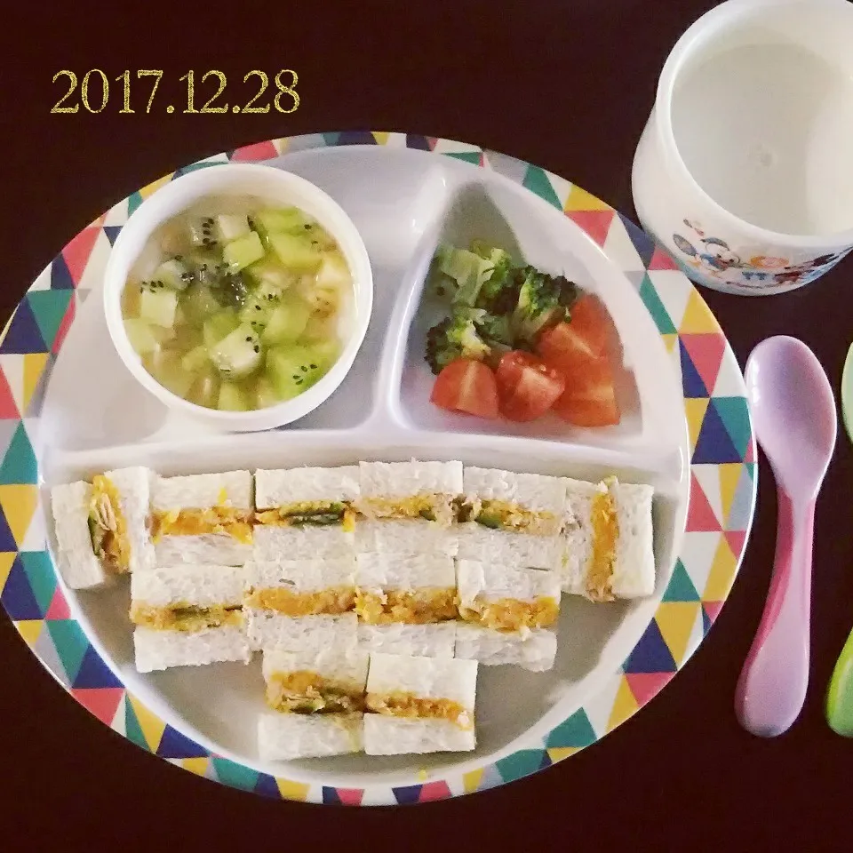 1歳 朝ごはん|✳ku✳さん