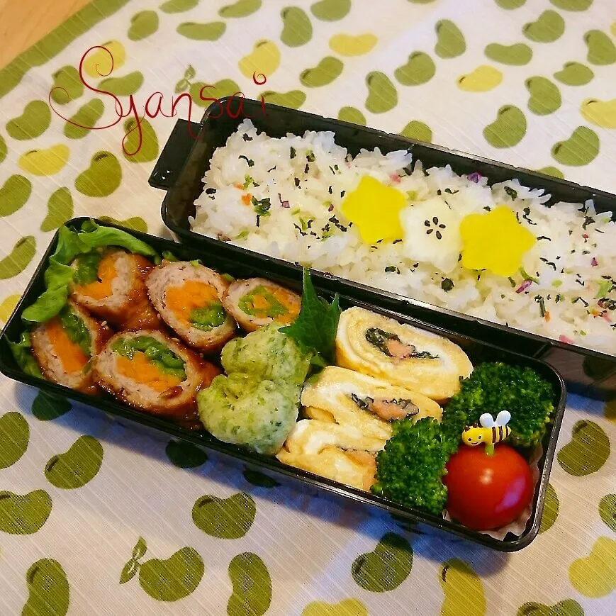 Snapdishの料理写真:高１息子くん弁当 (*^-^*)〈163〉|香菜さん