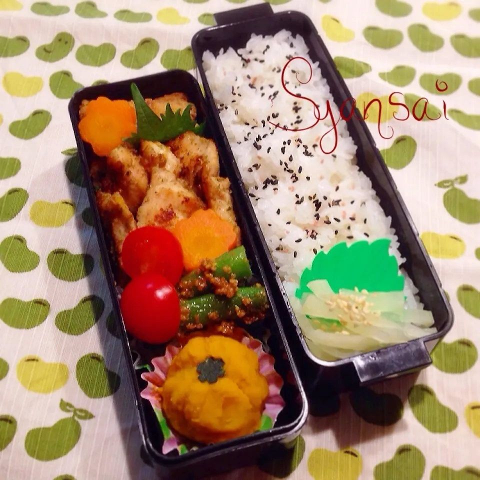 高1息子くん弁当  (*^▽^*) 〈134〉|香菜さん