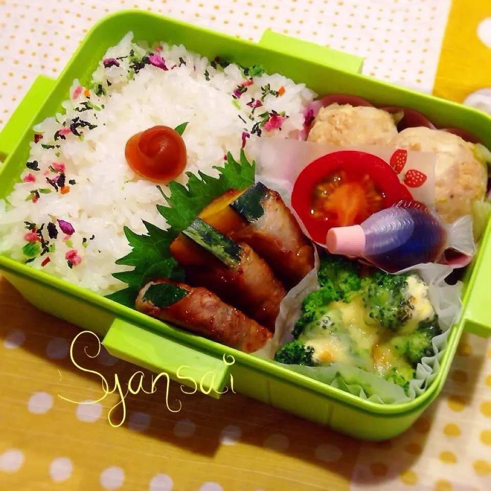 Snapdishの料理写真:高1息子くん弁当 （＾Ｏ＾☆♪ 〈116〉|香菜さん