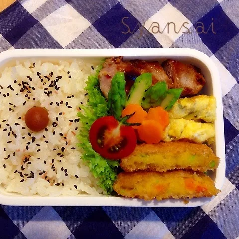 高1息子くん弁当 (*^▽^*) 〈69〉|香菜さん