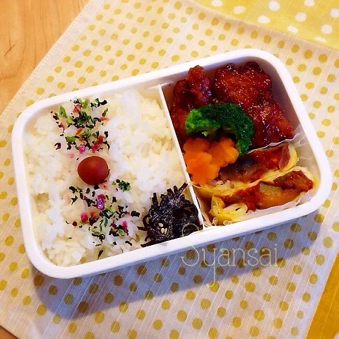 高1息子くん弁当 (*^o^*) 〈68〉|香菜さん