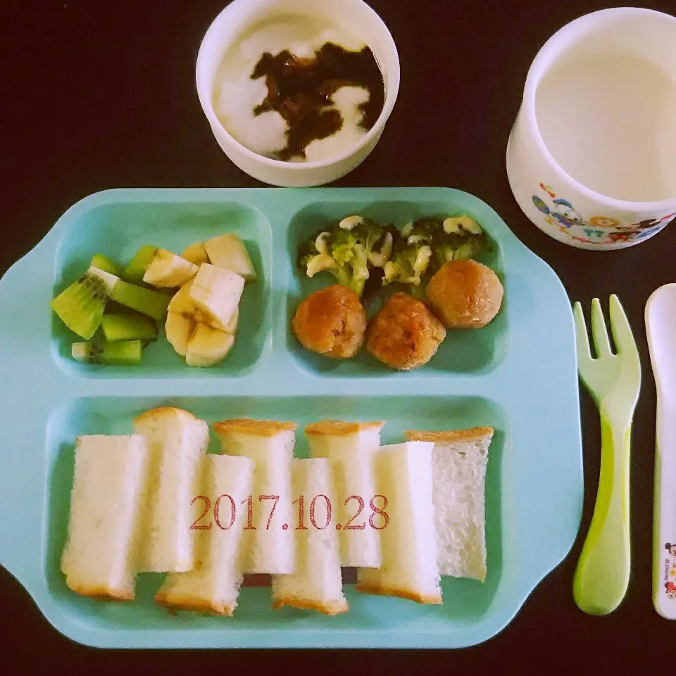 1歳 朝ごはん|✳ku✳さん