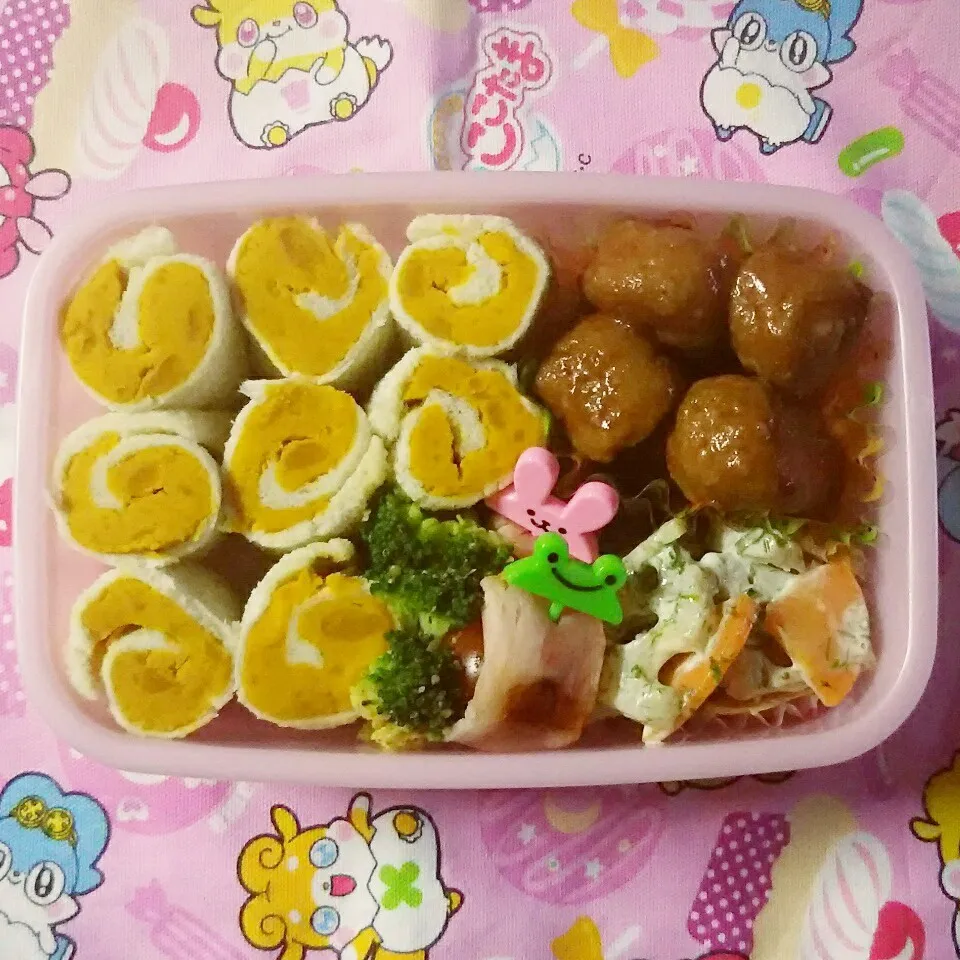 Snapdishの料理写真:5歳 お弁当|✳ku✳さん