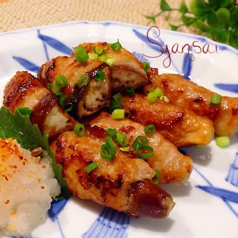 ピリッと七味唐辛子♪茄子の豚肉巻き♪|香菜さん