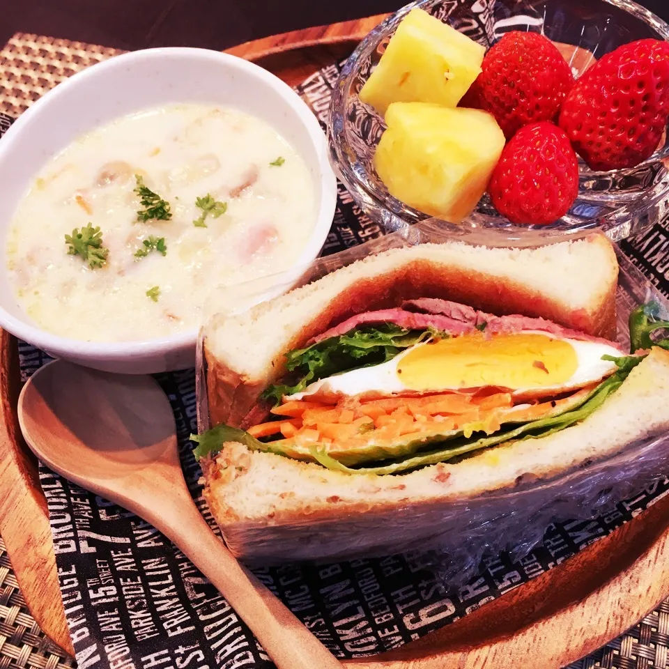 朝食|おばぱんまんさん