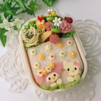 マイメロ&キティ♡サンドイッチ弁当|R.a.mさん