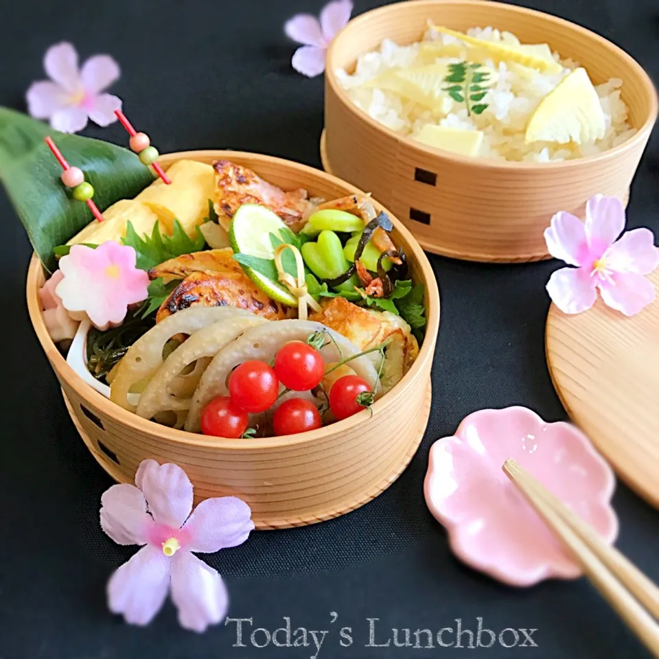 4月14日 旦那サマと中学生のお弁当😊|tomatosakuさん