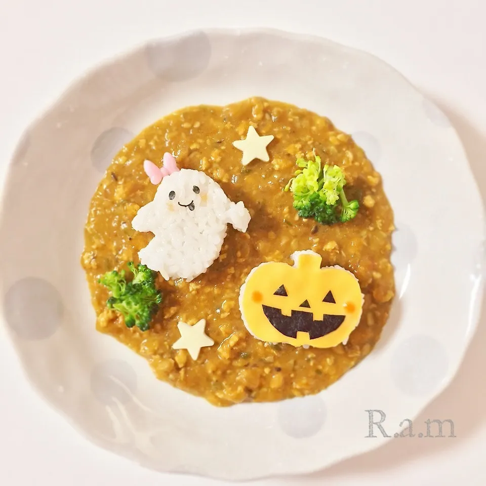 型抜きで簡単♡ハロウィンカレー♬|R.a.mさん