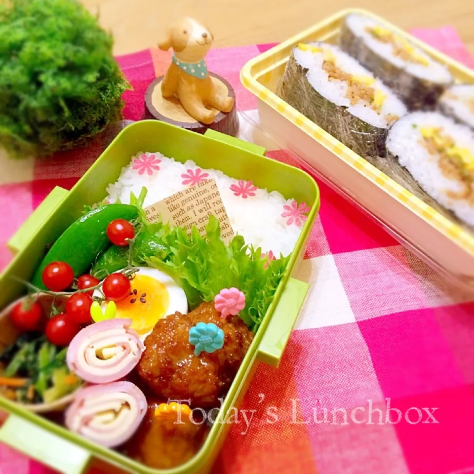 2月15日 旦那サマと中2息子のお弁当😊|tomatosakuさん