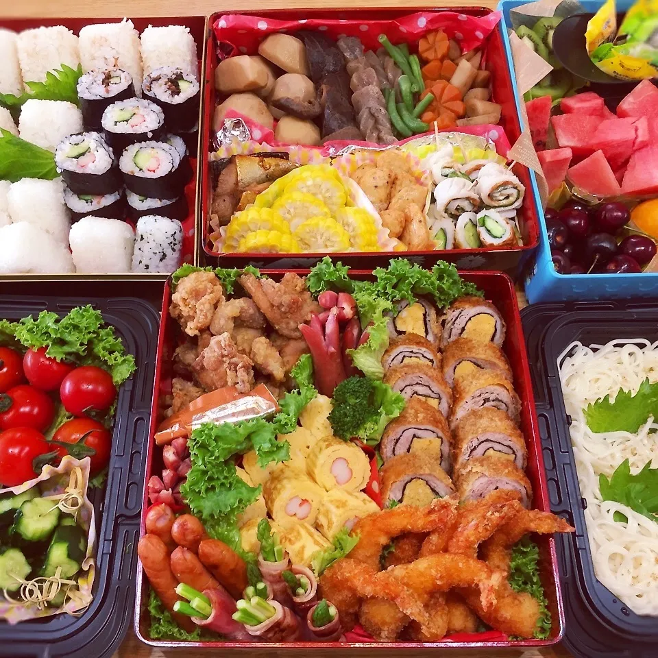 Snapdishの料理写真:2015 運動会のお弁当|トッシーさん