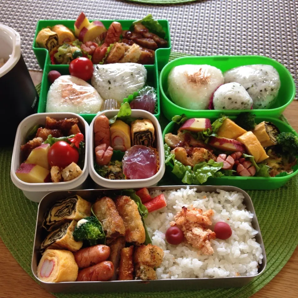 今日もお弁当4つぅ〜♪♪|トッシーさん