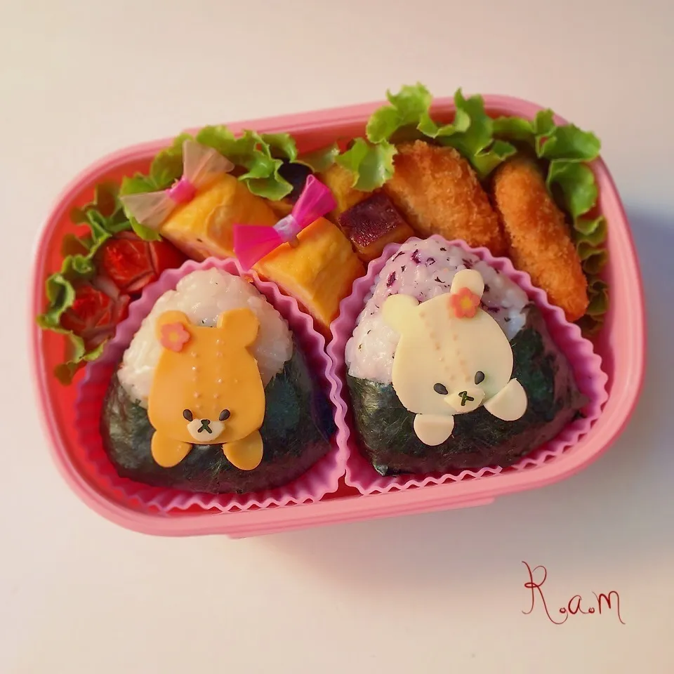 ひょっこりルルロロ♡おにぎり弁当|R.a.mさん