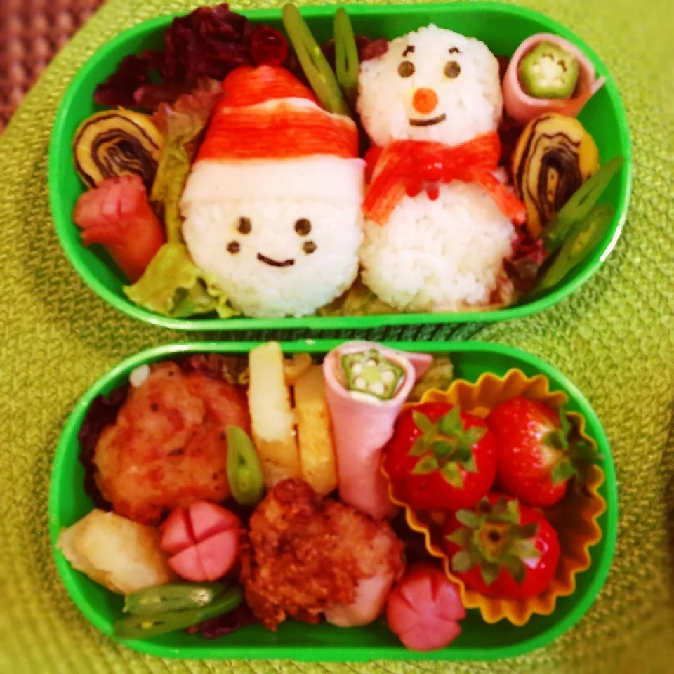 Snapdishの料理写真:今日のお弁当  娘ちゃん作 （≧∇≦）|トッシーさん