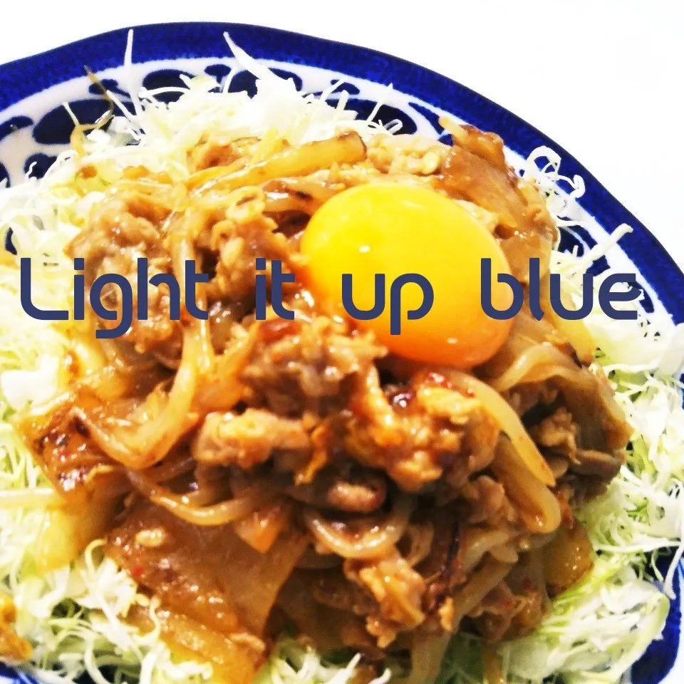 Snapdishの料理写真:拡散希望〜Light it up Blue〜たくさんの繋がり|月さん