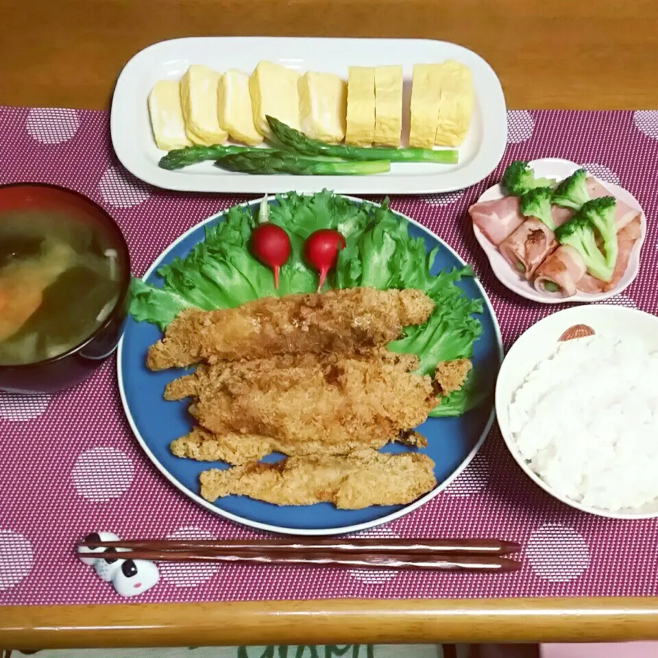 ＊ししゃもフライ🐟晩ご飯🌃🍴🎵＊|とししいたけさん