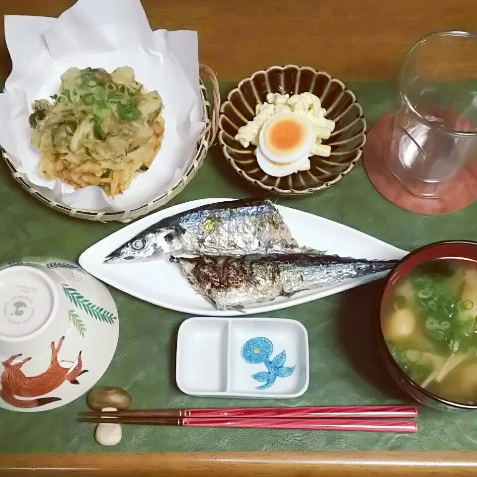 ＊さんま定食🍁晩ご飯🌃🎵＊|とししいたけさん