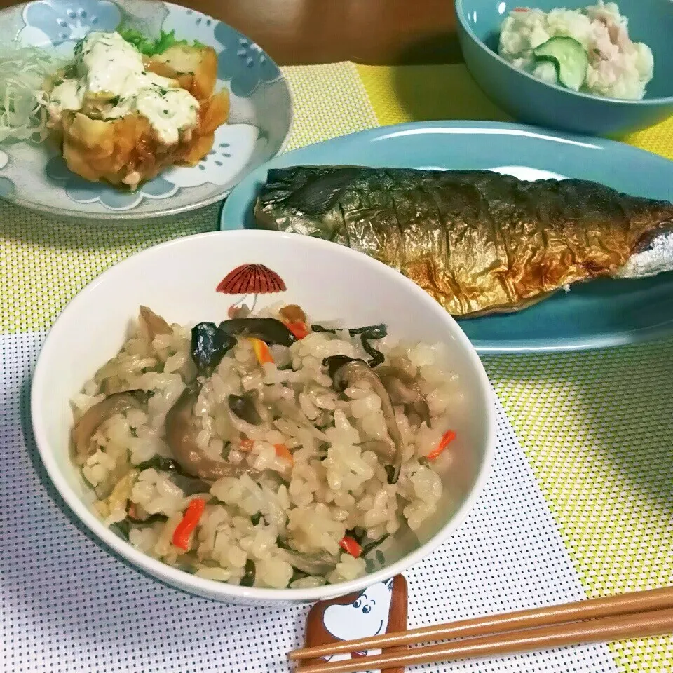 ＊きのこ🍄炊き込みご飯🍚＊|とししいたけさん