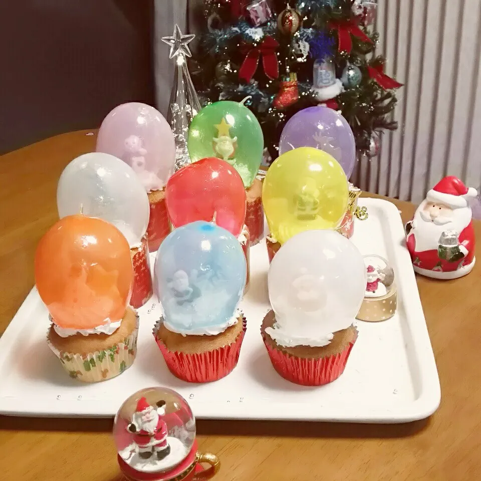 ＊スノードーム⛄❄カップケーキ🎄✨＊|とししいたけさん