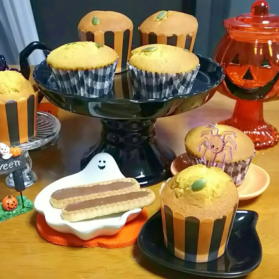 ＊ハロウィンカップケーキ🎃❤＊|とししいたけさん