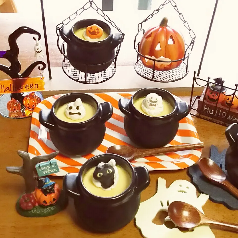 ＊ハロウィン🎃かぼちゃプリン🍮＊|とししいたけさん