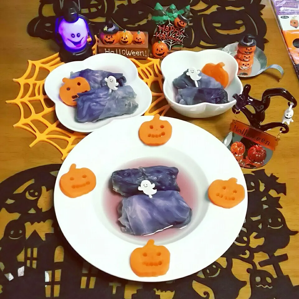 ＊今日の晩ご飯🎃気の早いハロウィン料理(*´艸｀*)❤＊|とししいたけさん