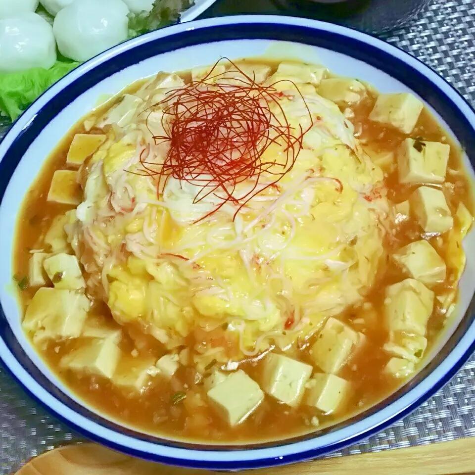 ＊麻婆豆腐とろふわ天津飯＊|とししいたけさん