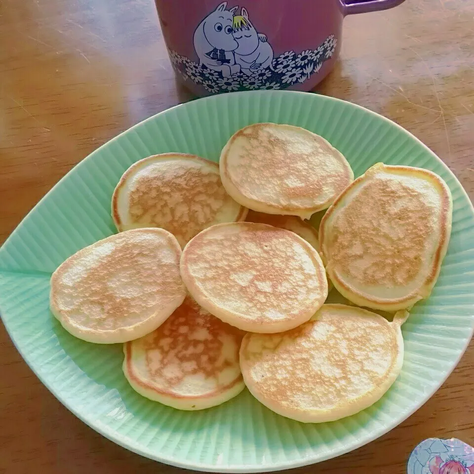 ＊プチパンケーキで休日の朝食☕😋＊|とししいたけさん