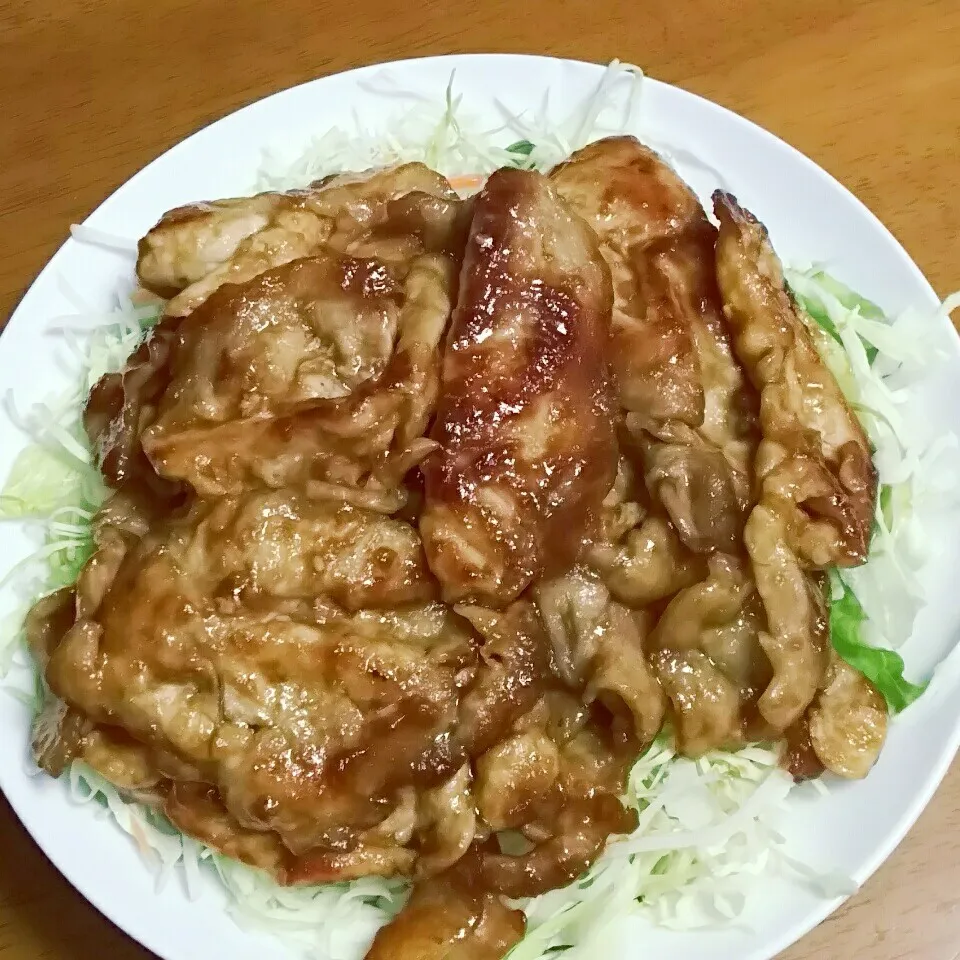 ＊豚のしょうが焼き＊|とししいたけさん