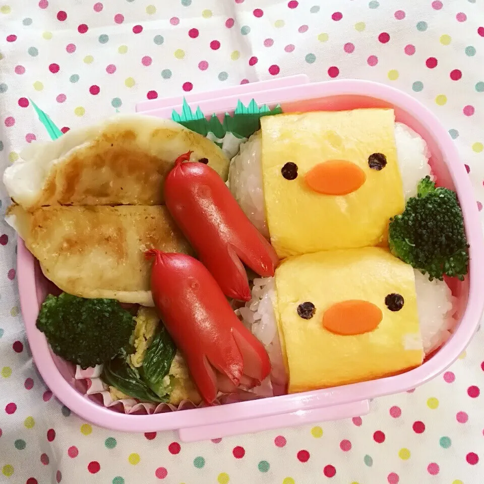 ＊ヒヨコちゃんおにぎり弁当＊|とししいたけさん