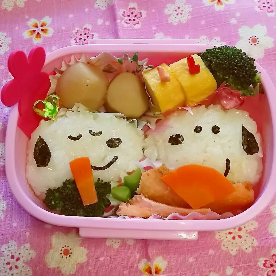 ＊まねっこひな祭り弁当＊|とししいたけさん