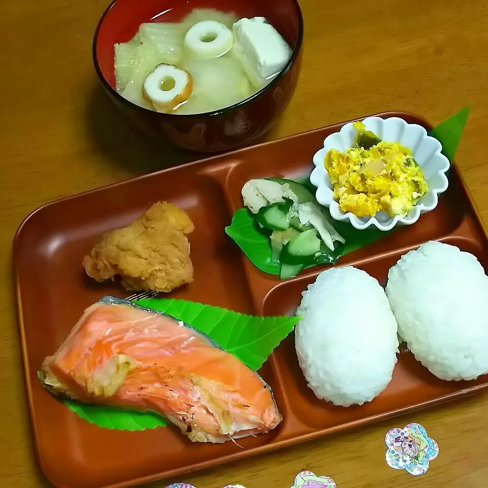 ＊お子様焼き鮭定食＊|とししいたけさん