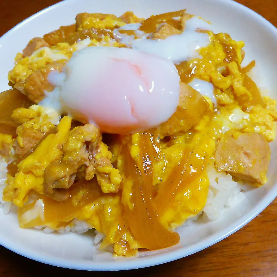 ＊温玉のせ♡親子丼＊|とししいたけさん