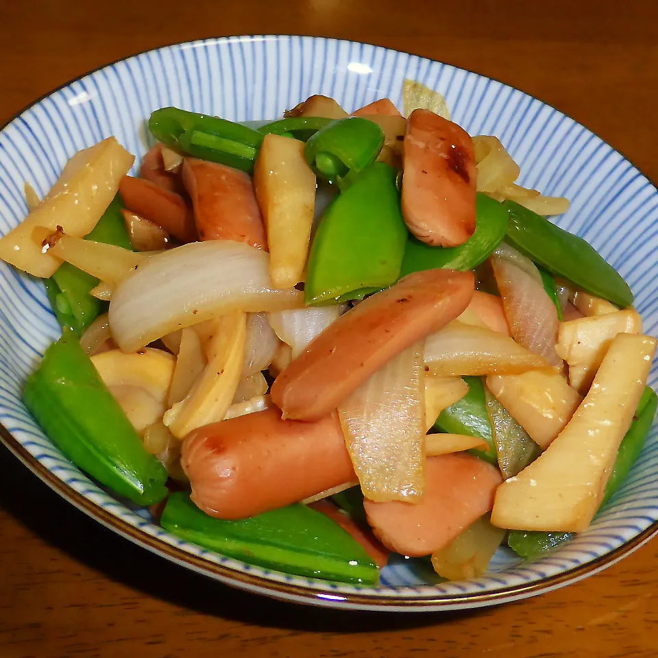 ＊春感じる~野菜炒め＊|とししいたけさん