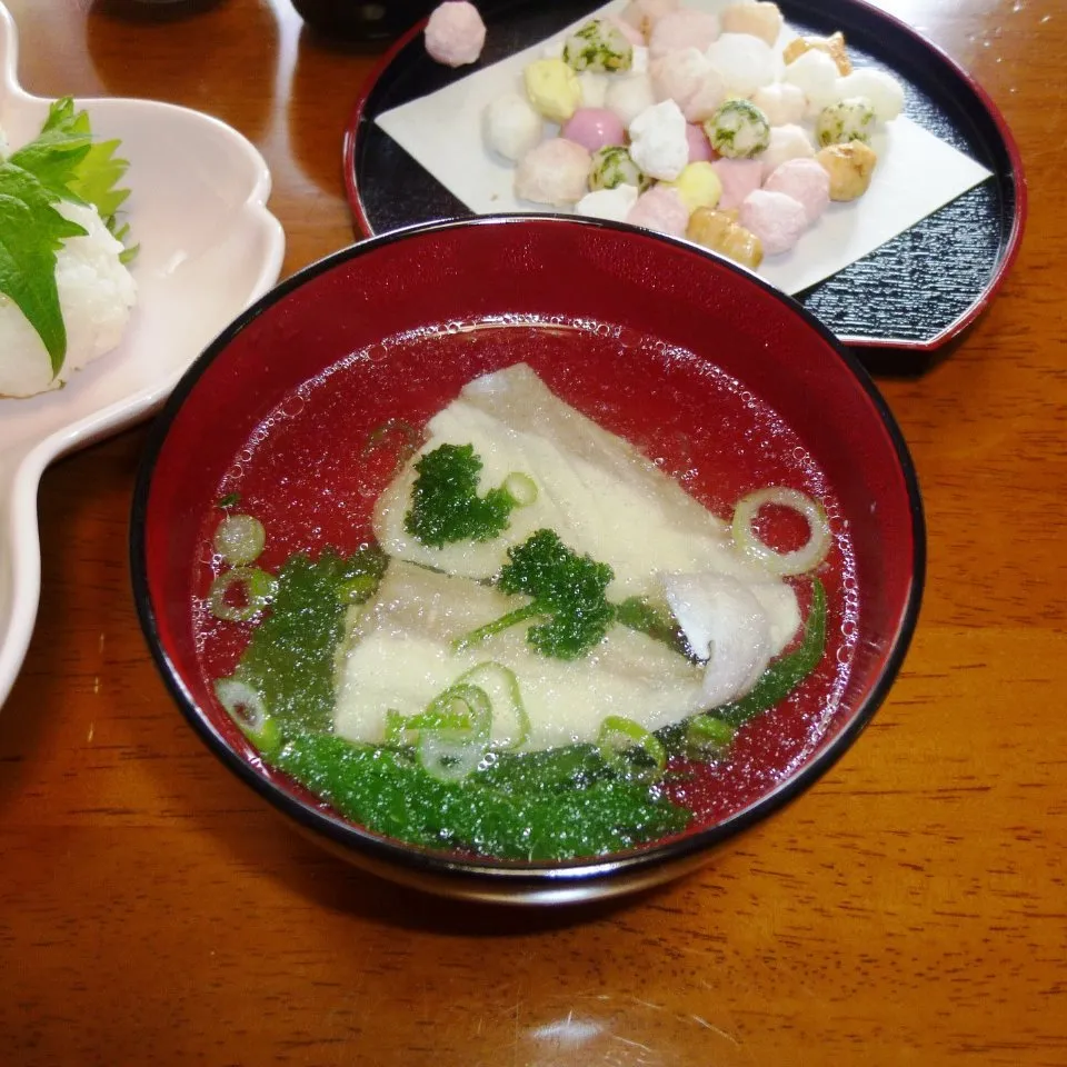 ＊鯛のすまし汁＊|とししいたけさん