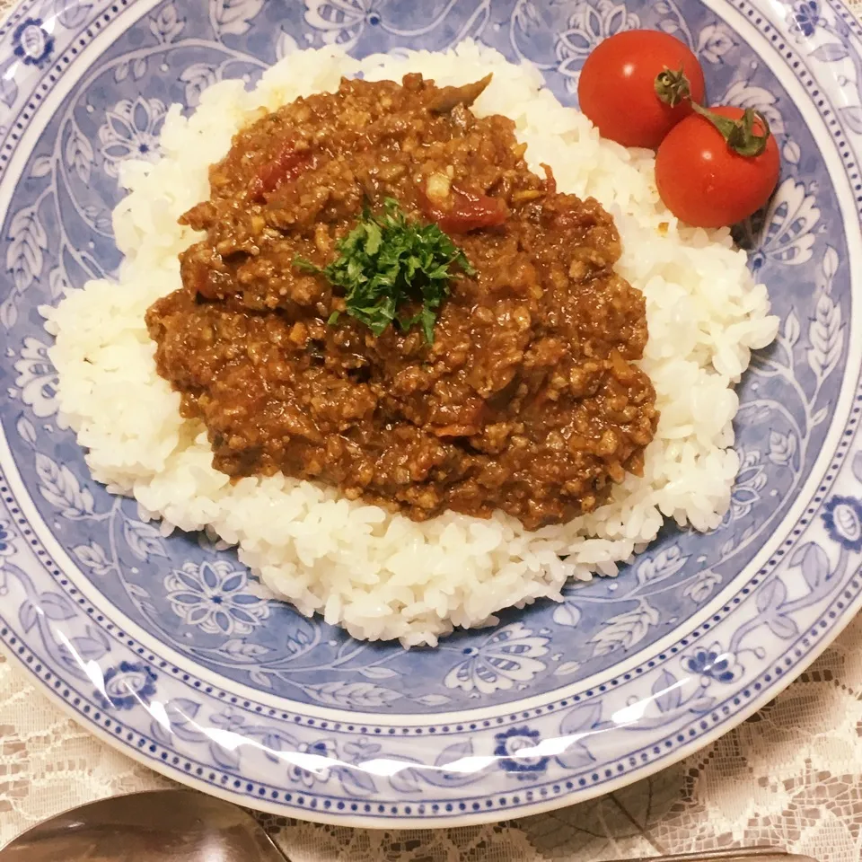 野菜たぁっぷりドライカレー|つるひめさん