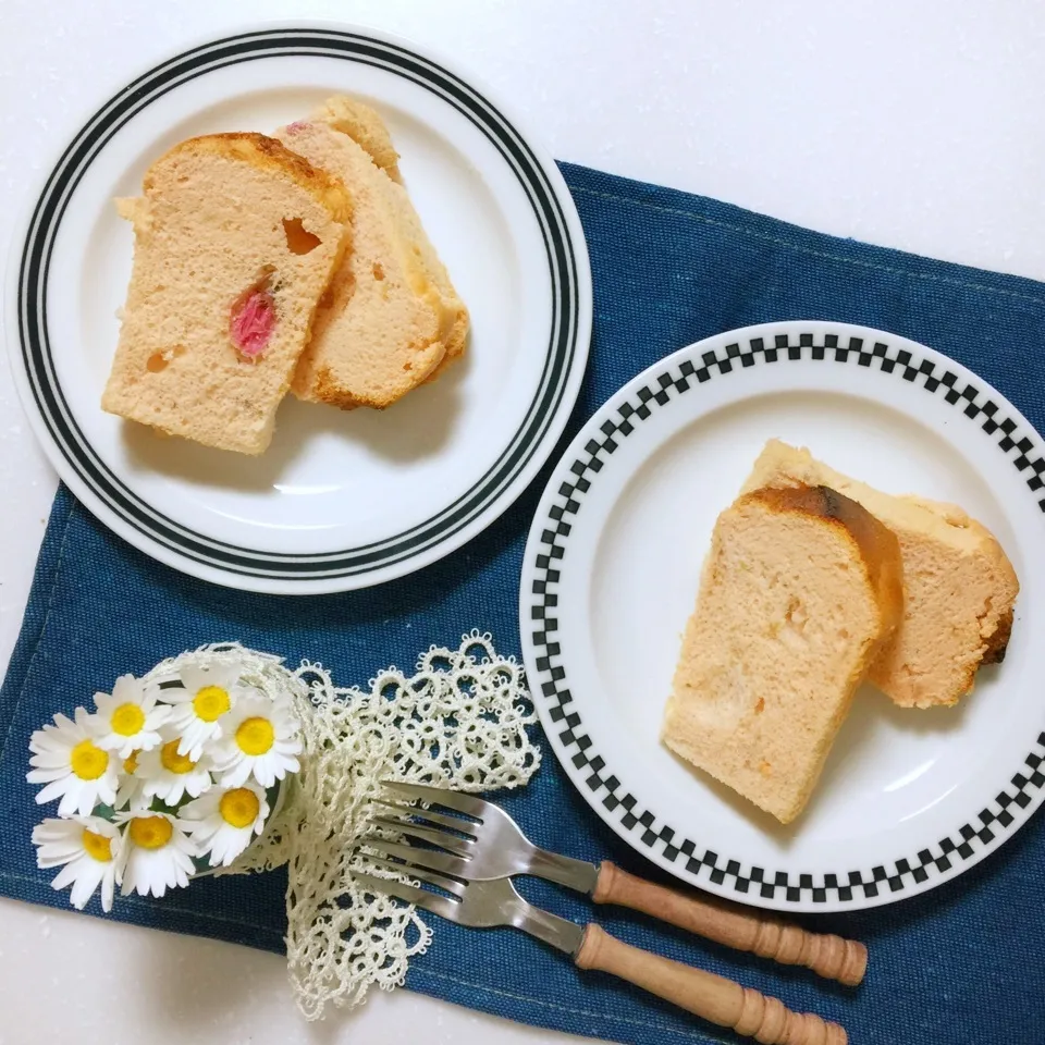 桜シフォンでかおちゃんお誕生日おめでとう♡|わことひろさん