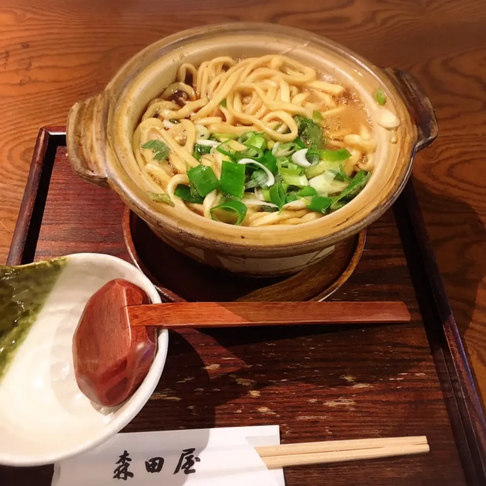 牡蠣入り醤油煮込みうどん|美也子さん