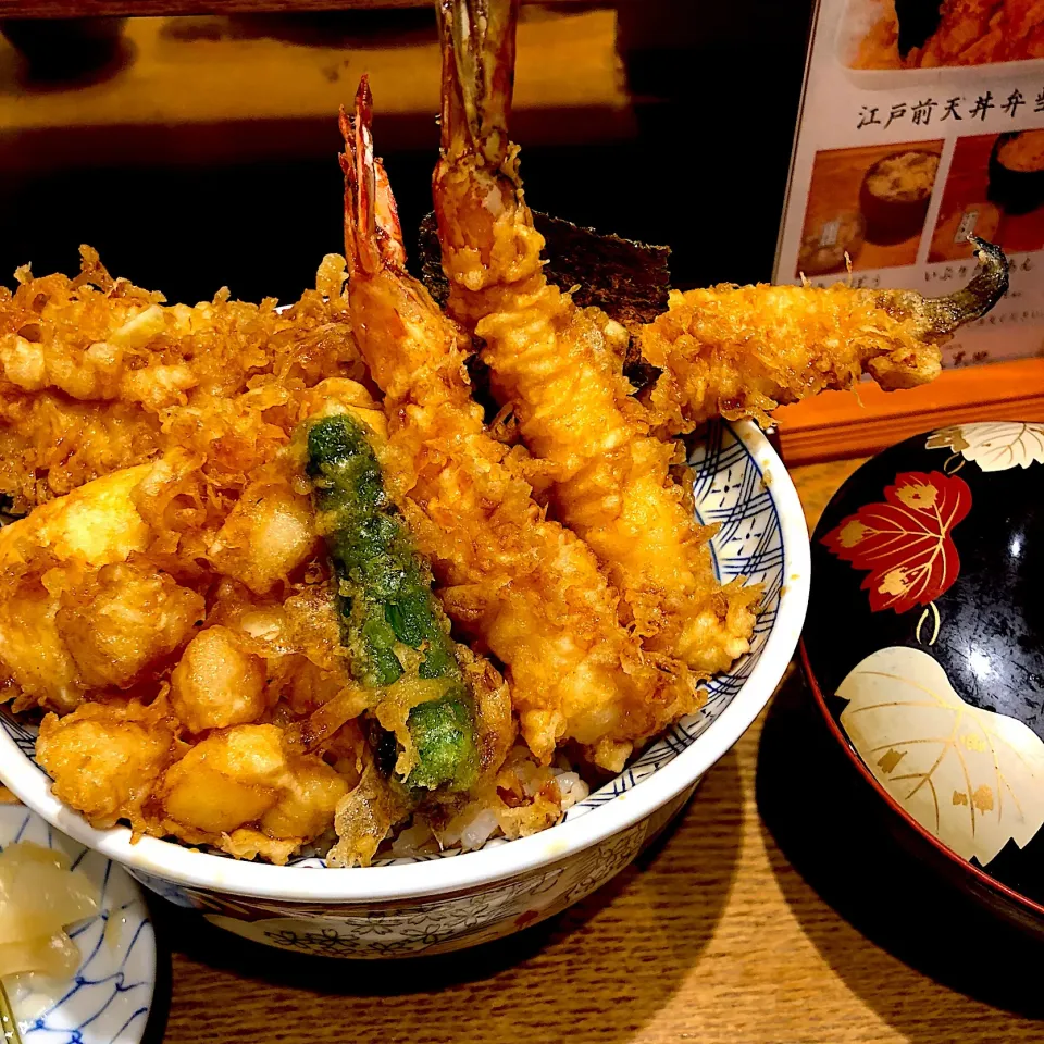 Snapdishの料理写真:江戸前天丼|hirolynさん