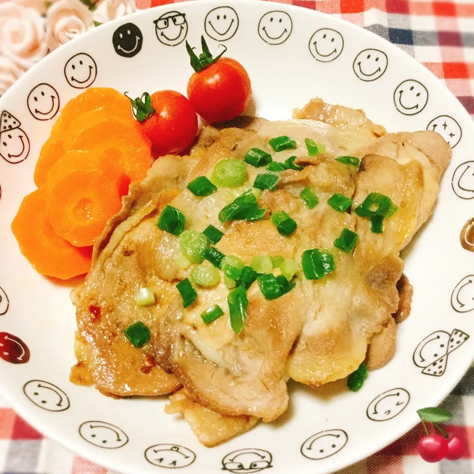 Snapdishの料理写真:からあげビールさんの♡スタミナ旨辛！香ばし生姜焼き❤️|さくらんぼさん